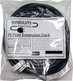 25ft Extension Cord with 1 Outlet | 16 AWG | 120 Volt | Barium Electric